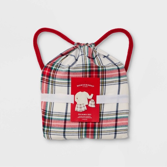 Women’s Plaid 3pc Backpack and Pajama Set - Picture 2 of 5